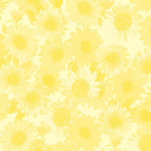 Sunflower Sunrise Tonal Yellow 3533
