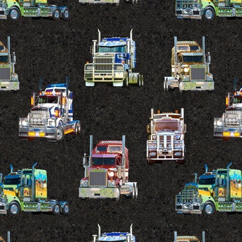 Australian Road Trains Big Rig Trucks Charcoal S