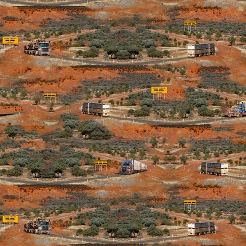 Australian Road Trains Trucks Scenic Outback I