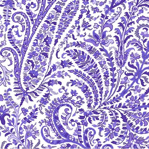 Lavender Fields Mariranne Paisley Purple 6832-65