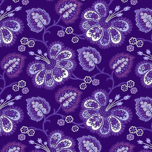 Lavender Fields Violette Floral Purple 6830-66