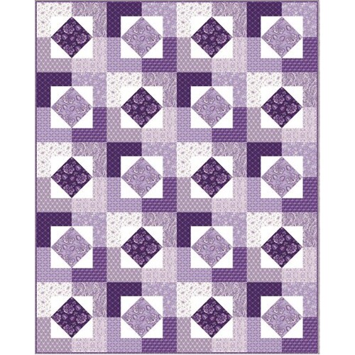 Lavender Fields Fabric Quilt Kit