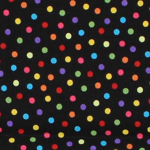 Celebrations Party Mini Spots Black Multi 3003