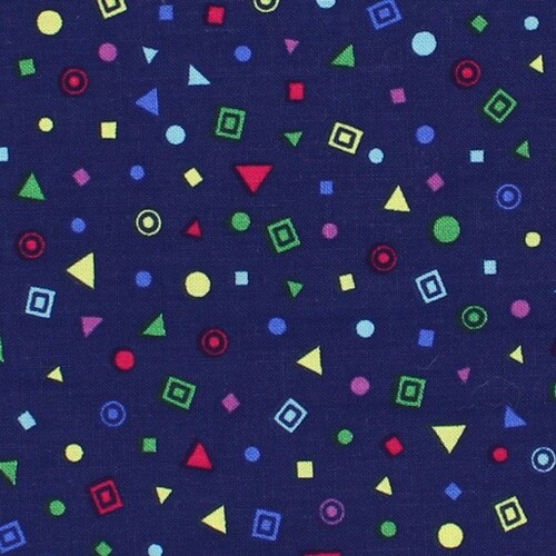 Celebrations Party Shapes Navy Multi 5303