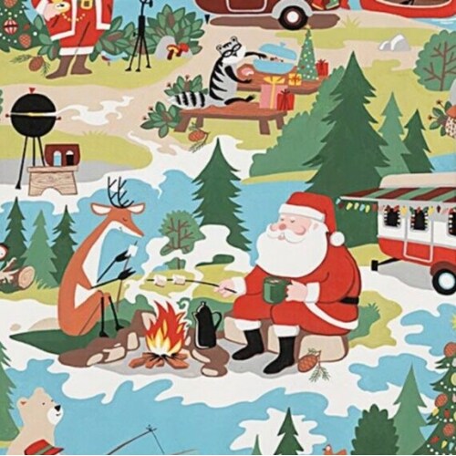 Santa Goes Glamping Caravan Camping 8843A 1/2m