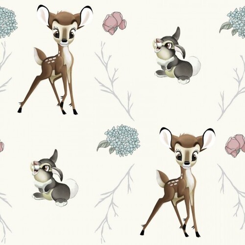 Fabric Remnant  -Bambi Thumper 99cm