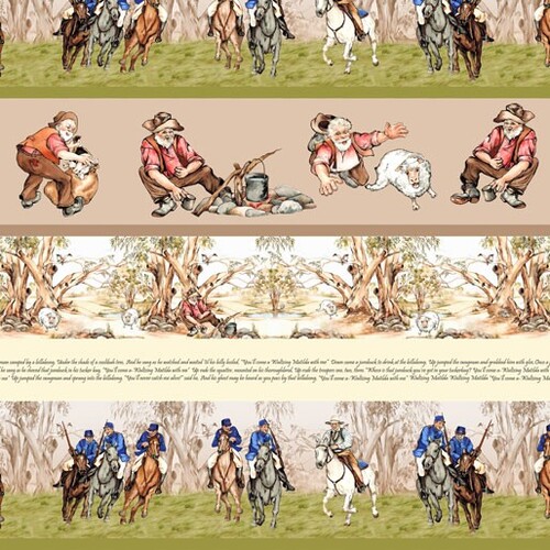 Waltzing Matilda Swagman Troopers Stripe D