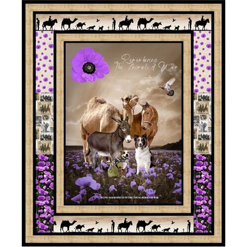 Remembering the Animals of War Quilt Kit