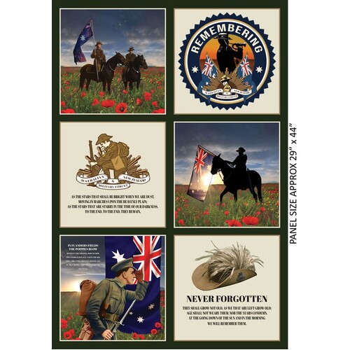 Honour the Light Brigade Australian Soldiers Block Panel L02