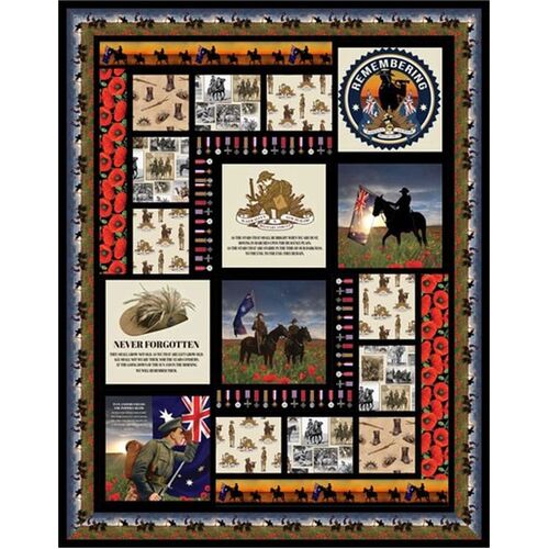 Honour the Light Brigade Act of Bravery Quilt Kit