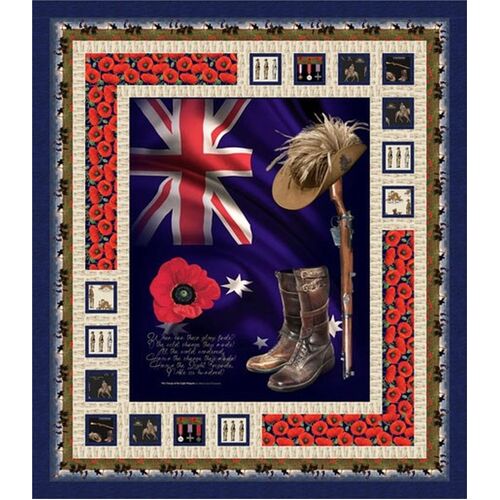 Honour the Light Brigade Boldly They Rode Quilt Kit