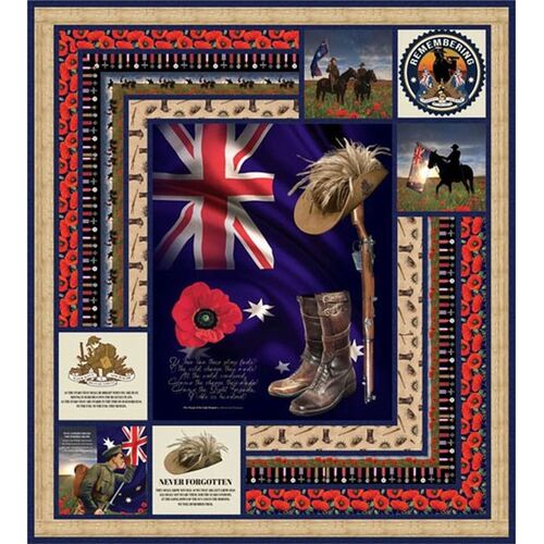 Honour the Light Brigade Heroes of War Quilt Kit