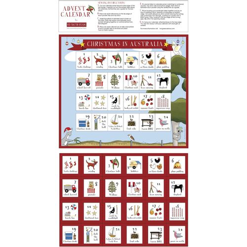 Christmas in Australia Advent Calender Panel DV3934