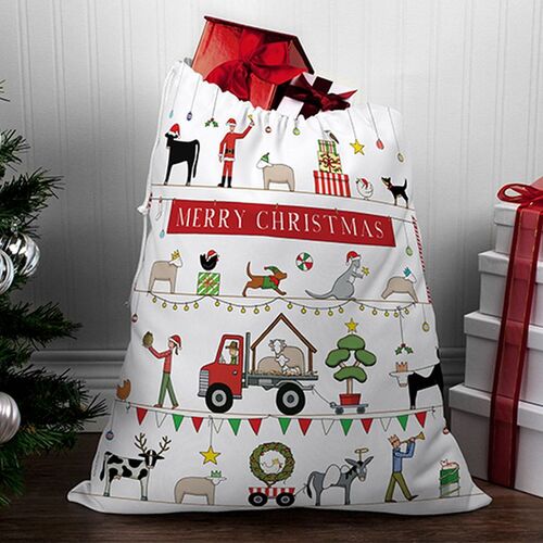 Christmas in Australia Santa Sack Panel DV3933
