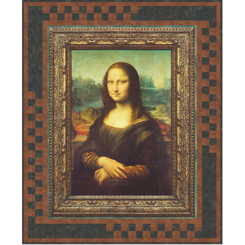 Leonardo Da Vinci Mona Lisa Quilt Kit