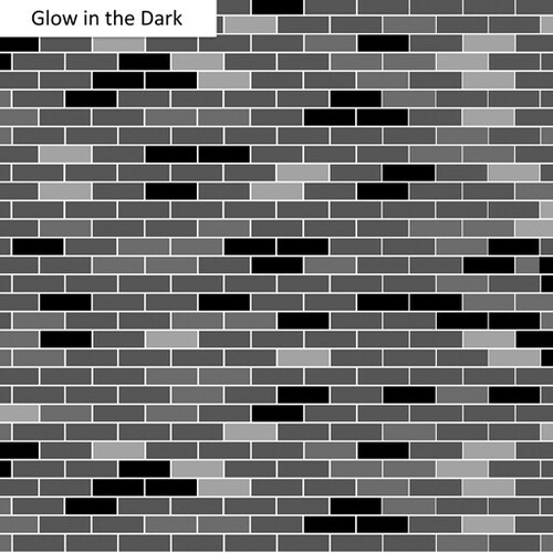 Construction Crew Glow Bricks Black/Grey 9011