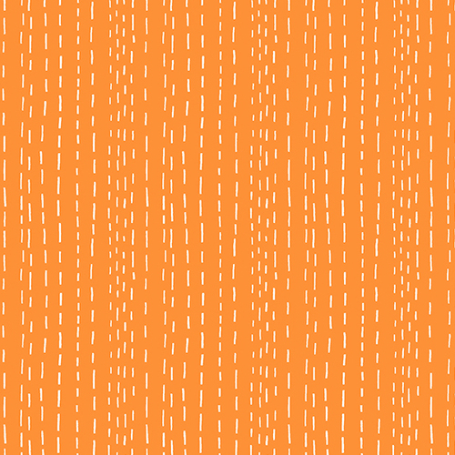 Andover Sew Happy Hand Stitching Orange 9871O