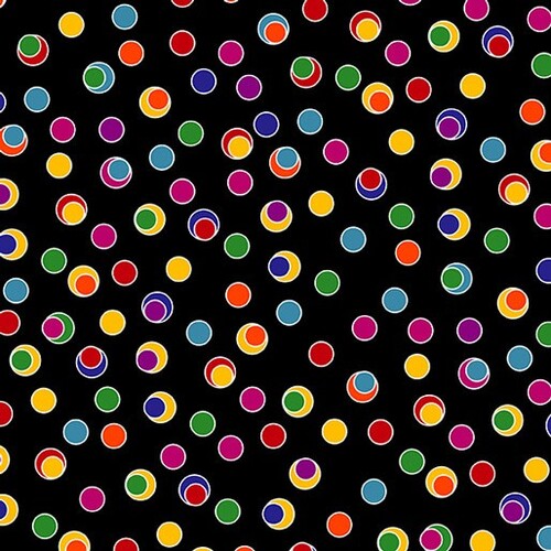 Colour Splash Dot in Dot Black Multi 6800