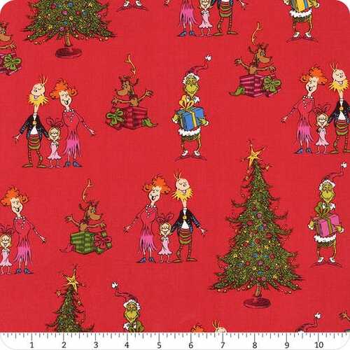 How the Grinch Stole Christmas Red Whoville 15184-3