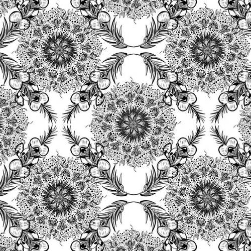 Great Southern Land Mandala Bloom White 1008/2