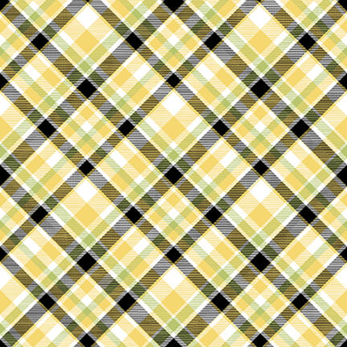 Bee You! Bias Plaid Check Yellow/Black 101-49