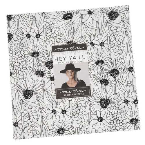Moda Hey Ya'll Monochrome 10" Fabric Layer Cake