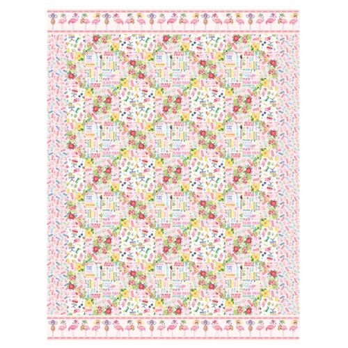 Fun in the Sun Tropical Flamingo Friends Quilt Kit