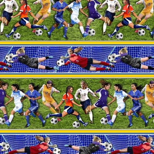 World Cup Womens Soccer Football Stripe Multi 1299