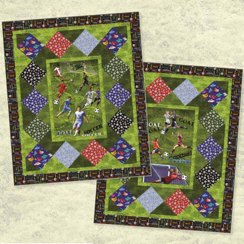 World Cup Womens Soccer Football Quilt Kit 