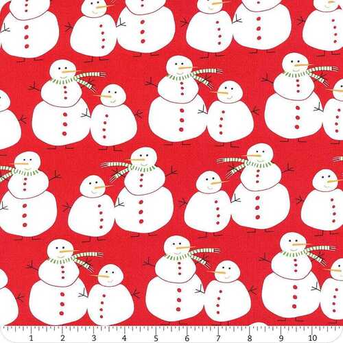 Fabric Remnant - Merry Bright Christmas 55cm