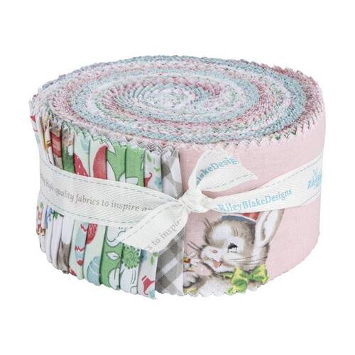 Riley Blake Easter Parade Fabric Rolie Polie Jelly Roll 