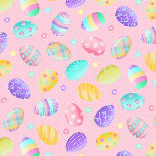 Spring Garden Gnomes Easter Eggs Pink 2921