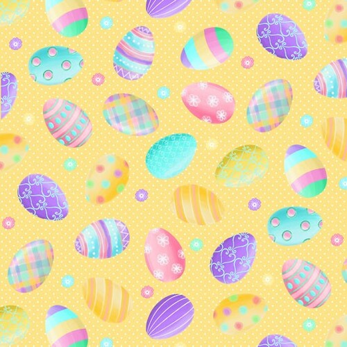 Spring Garden Gnomes Easter Eggs Yellow 2933