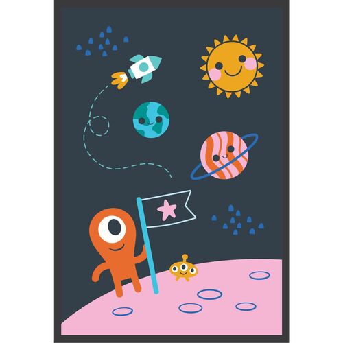Outta This World Space Alien Plants 30" Panel 5231