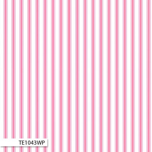 Flower Child Ticking Stripe Pink