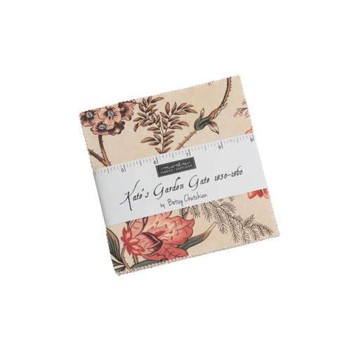 Kates Garden Gate 5" Fabric Charm Squares