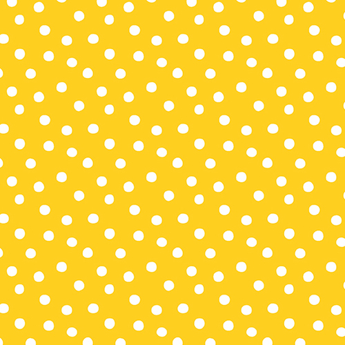 Sunflowers & Honey Scattered Dots Sunshine Yellow 9929-Y