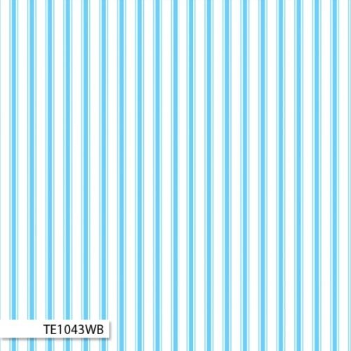 Flower Child Ticking Stripe Blue