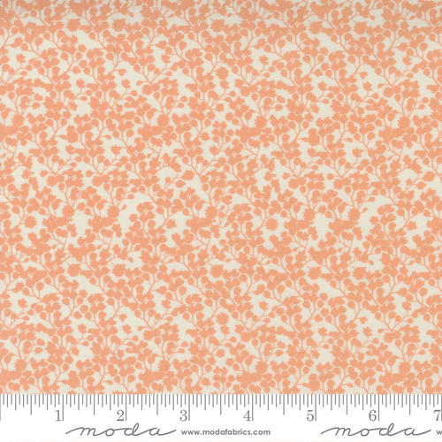 Moda Paisley Rose Vine Ivory Bubble Gum 11886 31
