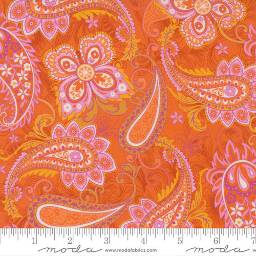 Moda Paisley Rose Paisley Clementine 11881 18