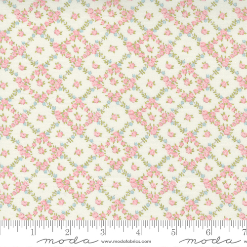 Moda Cottage Linen Floral Linen 18732 12