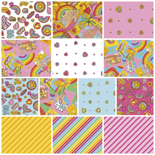 Licensed Malibu Barbie™ 1/2 Metre Fabric Bundle