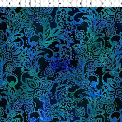 Tapestry Digital  Brocade Blue 2TAP2