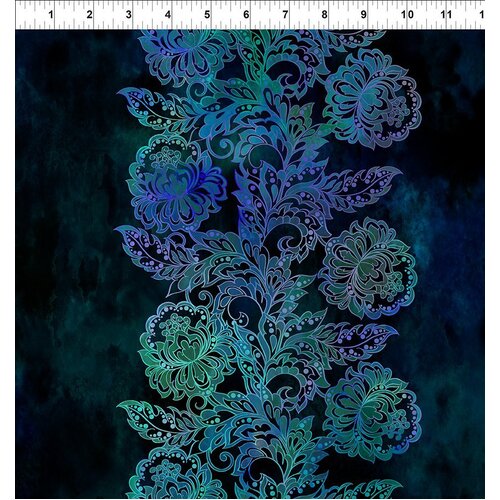 Tapestry Digital Border Blue 1TAP2