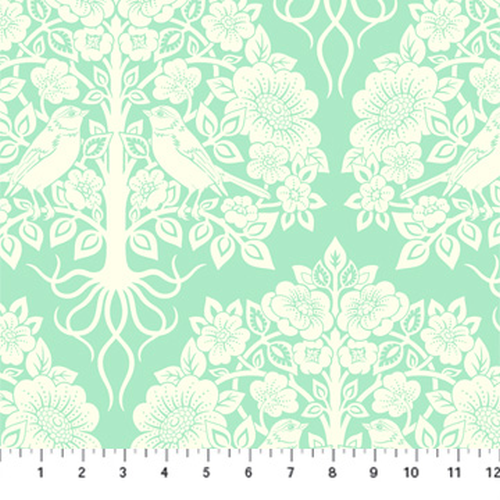 True Kisses Bird Floral Aflutter Sky 90362-60
