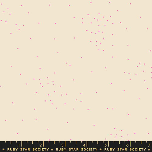 Moda Ruby Star Sugar Spots Cream Neon Pink 5069 12