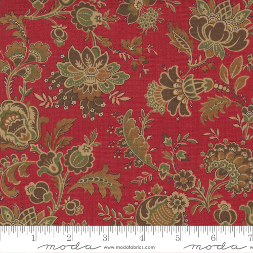 Moda Bonheur De Jour Lavigne Floral Rouge 13911 11