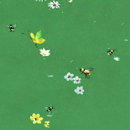 Bee Free Bee Floral Green 21489 947