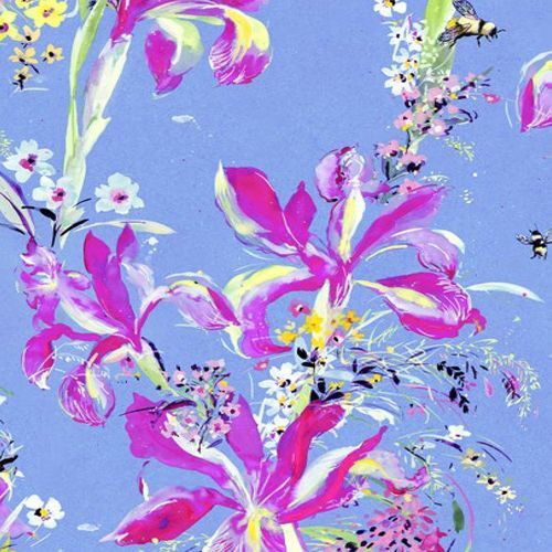 Bee Free Main Bee Floral Lavender 21485 235
