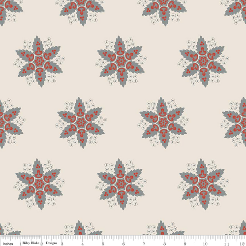 French Floral Stars Per Metre